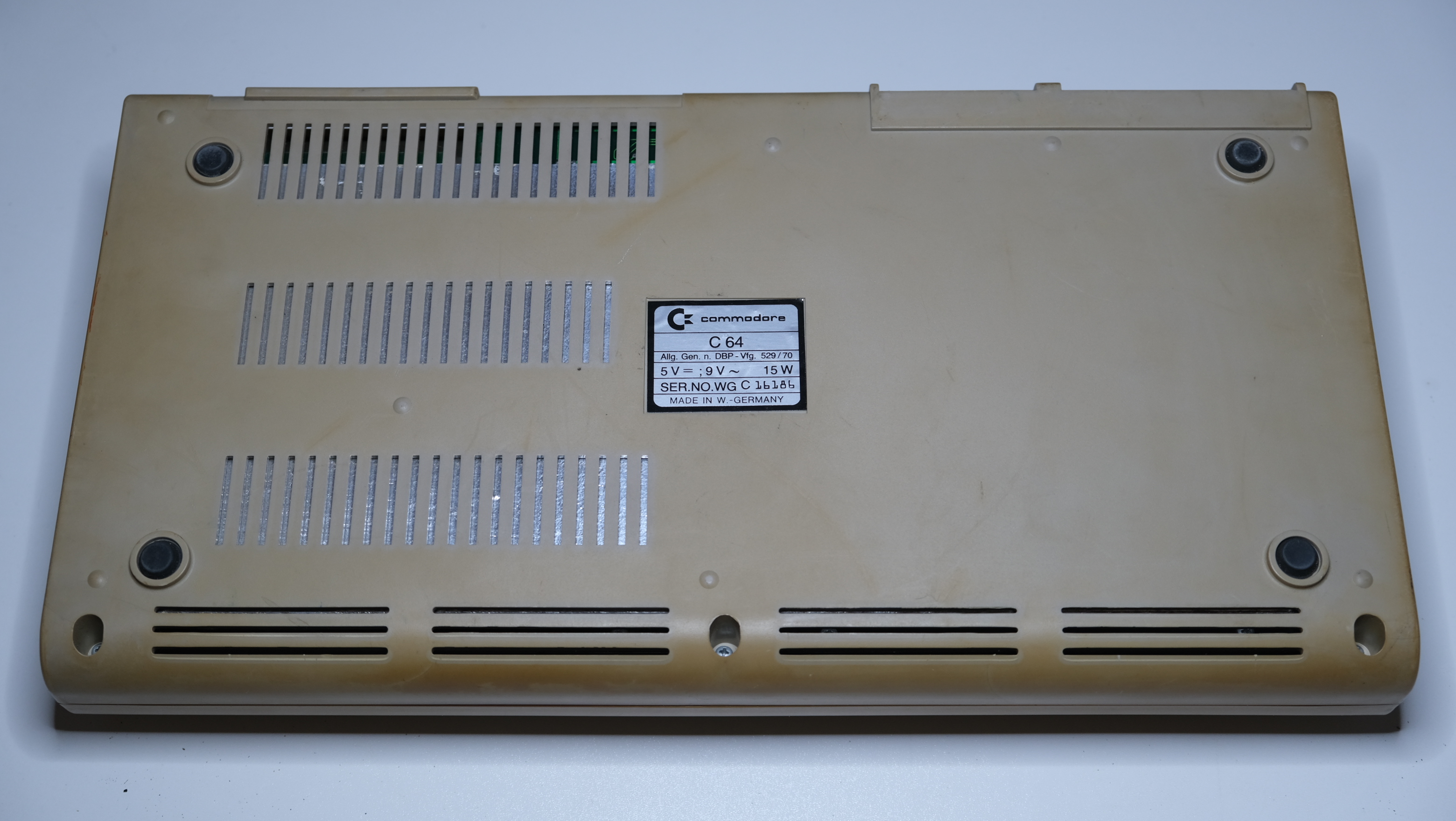 Bottom of breadnin as received