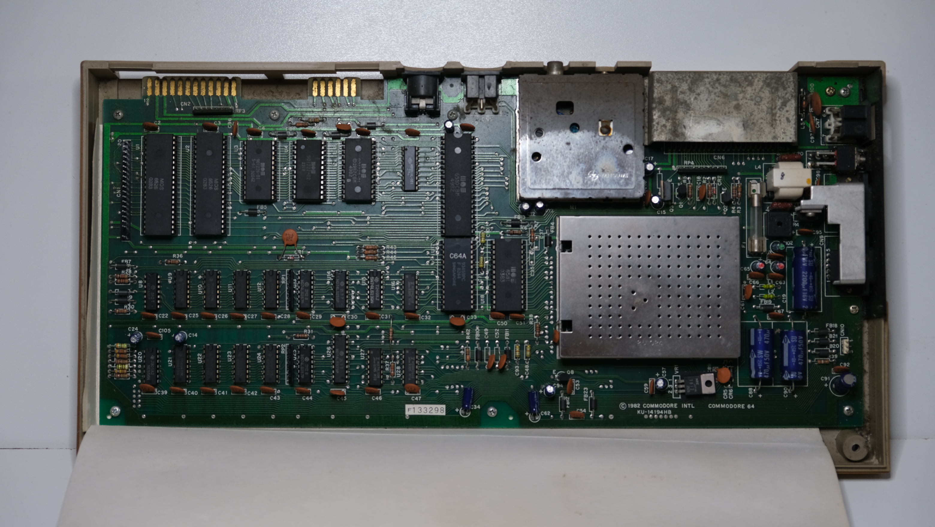 Bottom inside board of breadnin as received