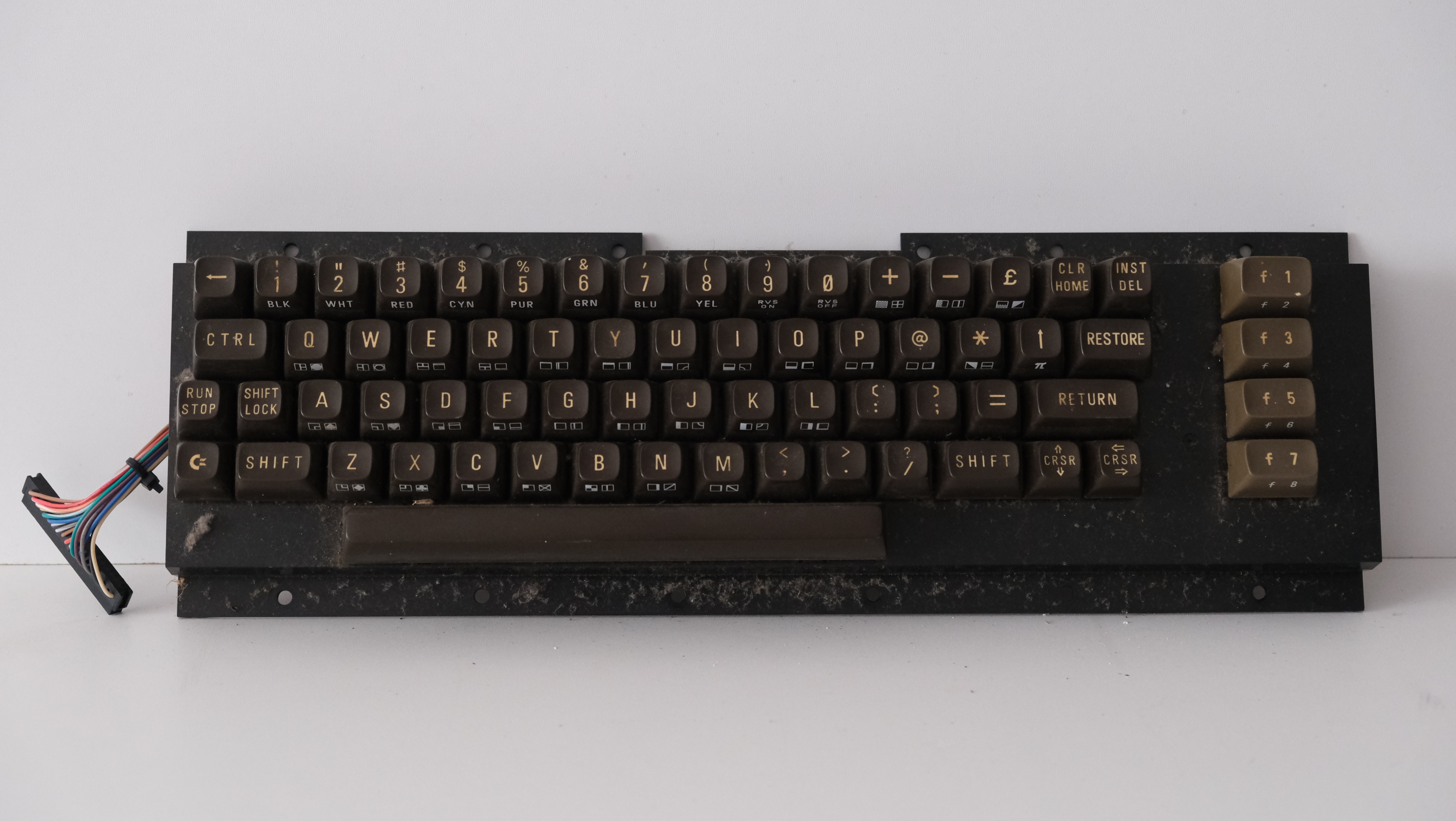 Top of keyboard as received